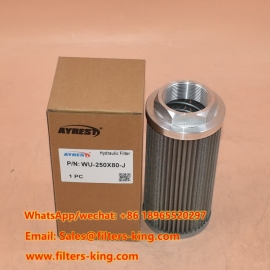 Filtro hidráulico WU-250X80-J