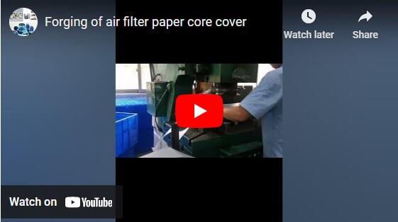 Forjamento da tampa do núcleo do papel do filtro de ar