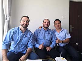 Clientes mexicanos visitam nossa empresa